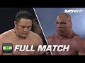 Kurt angle vs samoa joe full match tna genesis 2006  impact wrestling full matches