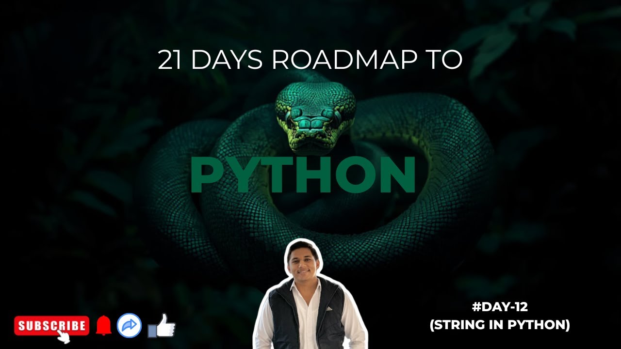 Day 12 Python Tutorial | Strings in Python Explained | Beginner Friendly