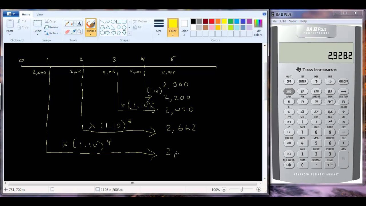 Future Value for Multiple Cash Flows - YouTube