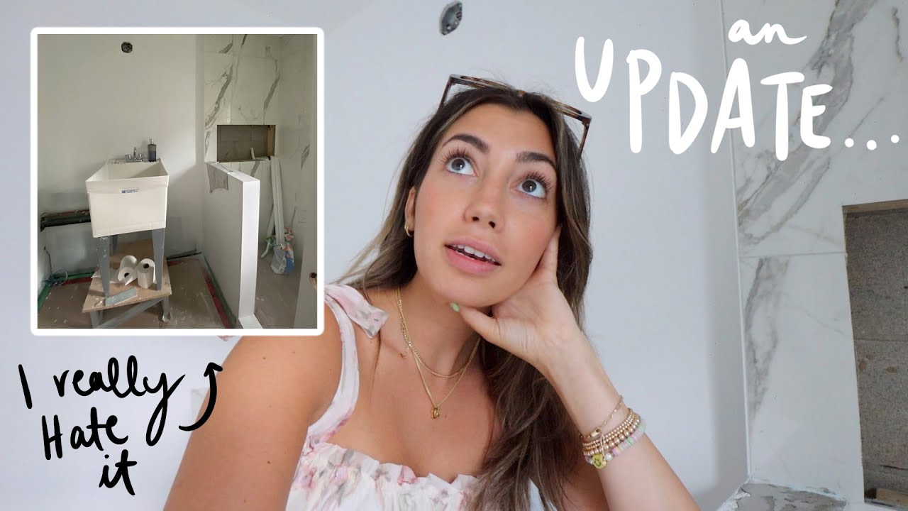 here's what's going on with my bathroom renovation... - YouTube