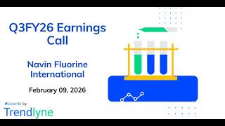 Navin Fluorine International Earnings Call for Q3FY26