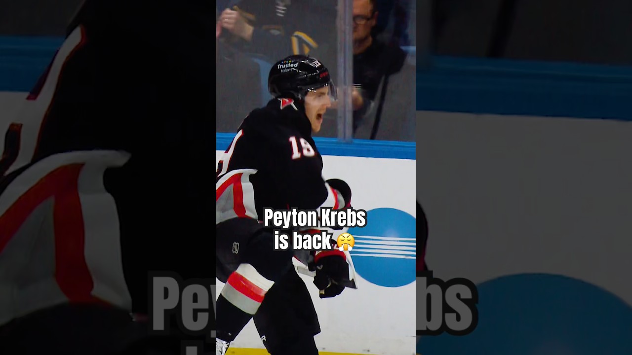 Are you feeling it now Mr. Krebs? 🔥 #nhl #hockey #buffalosabres