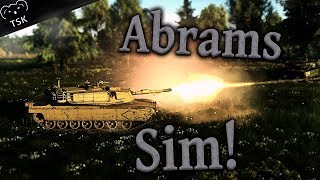 Abrams in Sim! Tank Simulator Mode feat. M1A1 | War Thunder Gameplay