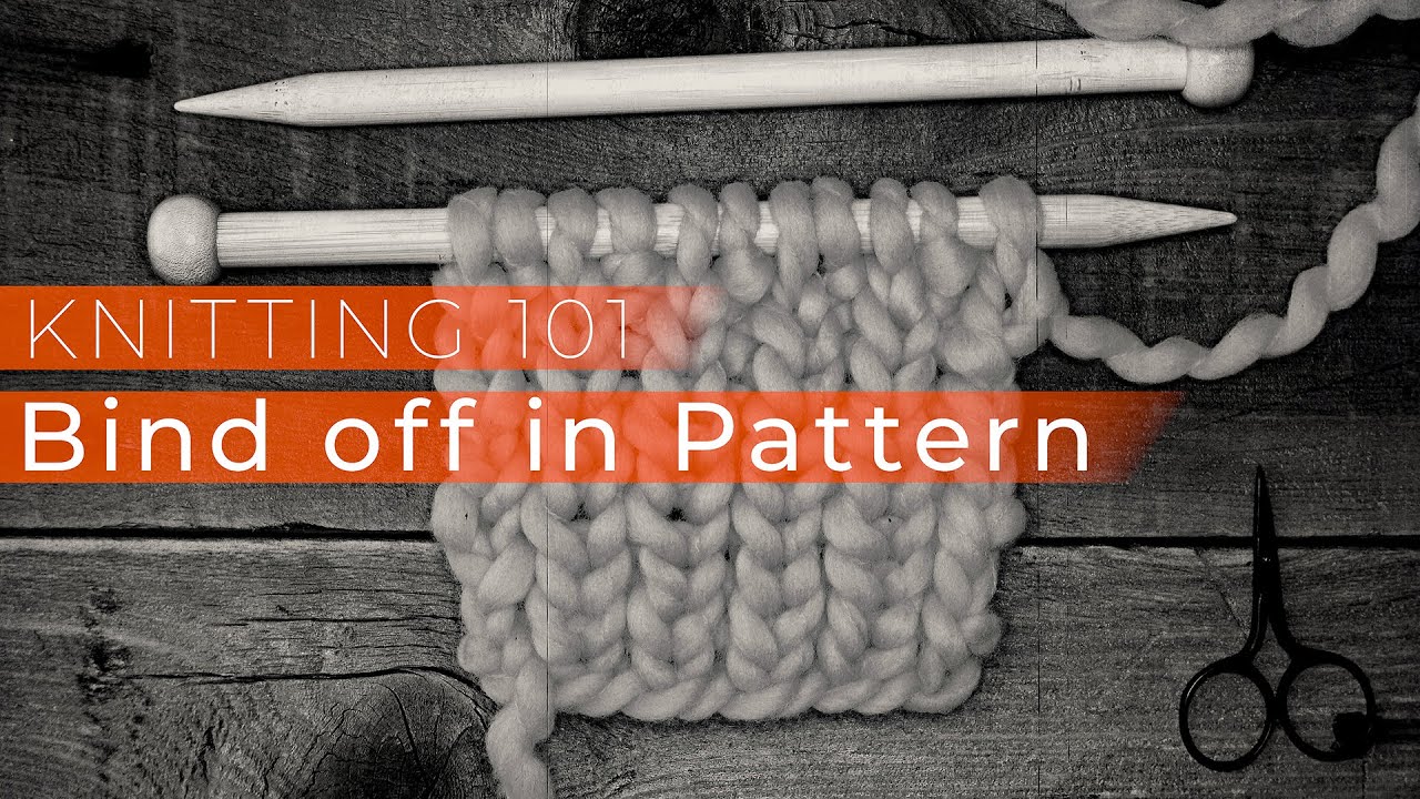 Bind off in Pattern