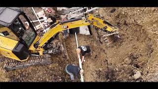 Septic system installation for a luxury home