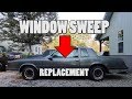 How To Replace Side Door Glass Window Sweep Dew Wipe on a Gbody
