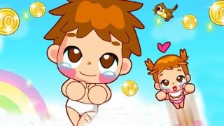 Baby Girl Cloud Jumping Kids Games screenshot 5