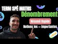 Term sp maths combinatoire  dnombrement rsum des notions