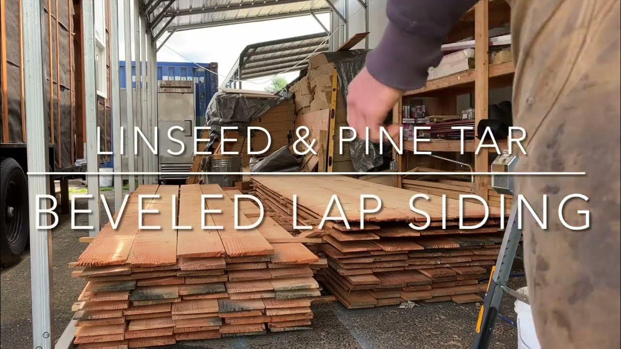 Spraying Linseed Oil & Pine Tar YouTube