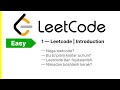 1 — Leetcode | Introduction