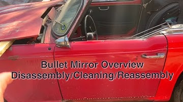 Overzicht Bullet Mirror. Demontage, reiniging en montage.