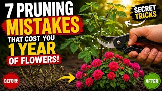 7 Rose Pruning Mistakes That Are Silently Killing Your Blooms — Fix These This Weekend