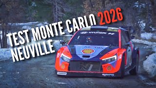 Wrc Rallye Monte Carlo 2026 - Test Thierry Neuville - Hyundai I20 Rally1