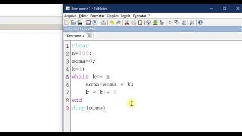 18_1. Programação no Scilab: loop WHILE (até quanto o computador pode contar em 1 seg