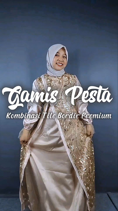 Dinar Luxury Women's Gamis for Nursing #gamis #party gamis #modern party gamis #nursing gamis #br...