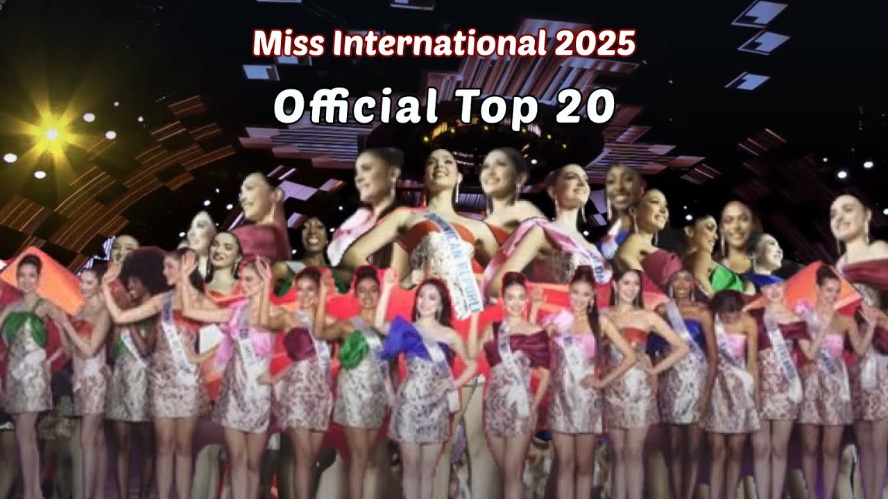 Official Top 20 Revealed | Miss International 2025 #missinternational #top20