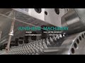 20mm PE drain board machine/ dimpled membrane machine, running in JUNSHENG factory, +86-18221296578
