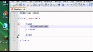 HTML Beginners Guide - Tutorial 2 - ‹title› Tag