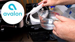 Avalon Bottom Loading Water Cooler  Rinse, Cleaning, And Draining Instructions