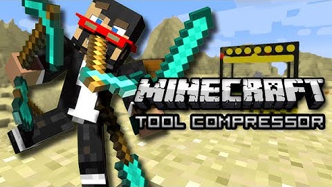 Minecraft: THE ULTIMATE TOOL! - Tool Compressor Mod Showcase