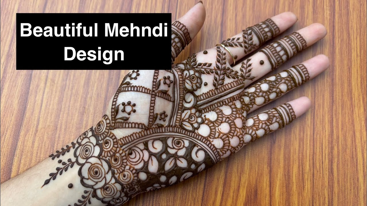 Beautiful Front Hand Mehndi Design | Mehendi design Tutorial |