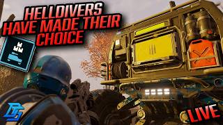 🔴 Helldivers 2: HELLDIVERS HAVE PICKED THEIR NEW FRV! THE CHOICE IS CLEAR! #helldivers2