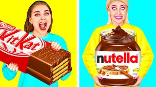 Giant Sweets Challenge | Funny Food Situations by Ideas 4 Fun Challenge
