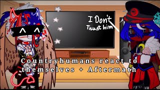 Countryhumans react to themselves||Rushed||lore||Drama