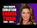 Shania twain   transformation face morph evolution 1965  2023