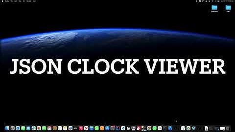 JSON Clock Viewer Tutorial