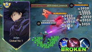 GLOBAL JULIAN NEW DAMAGE CHEAT AND LIFESTEAL!!😱 BRUTAL DAMAGE TOTALLY INSANE!! (must try)