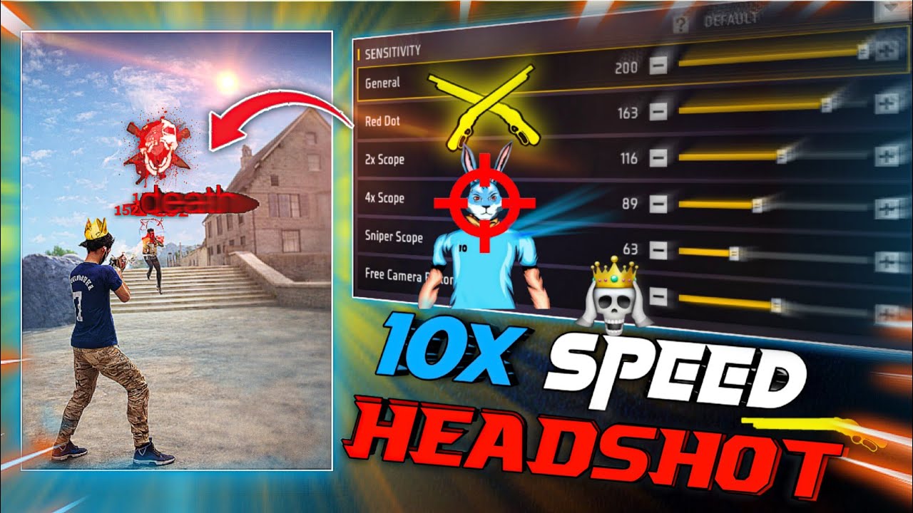 Best Free Fire Sensitivity Settings (2026) Headshot Sensitivity | Free fire Sensitivity For Headshot