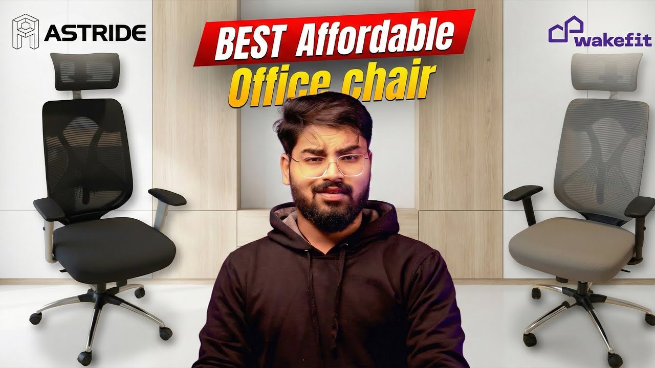 Best Ergonomic Office Chair Under 6000 in India with Headrest 🔥 Wakefit Gravita vs Astride Ergofit