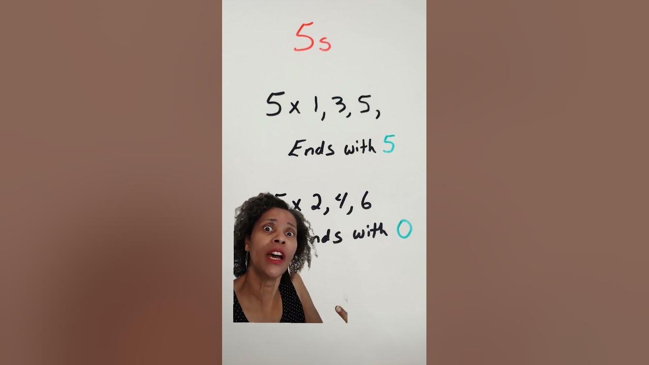 What your child needs to know memorize multiplication tables 5s