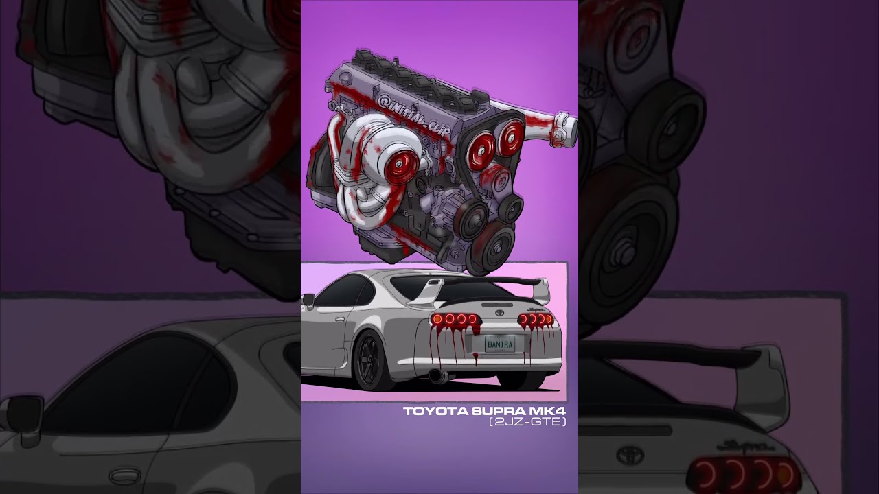Finally Supra MK4 With 2JZ GTE Engine 