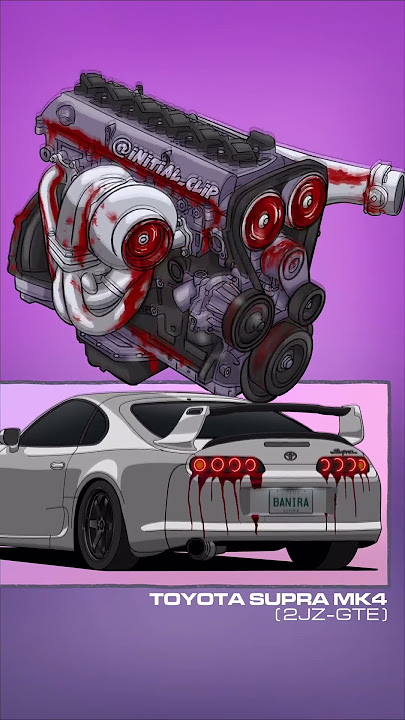 Finally Supra MK4 with 2JZ-GTE Engine❤️🤍