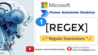 Power Automate Desktop ||  Introduction to Regular Expressions (RegEx)