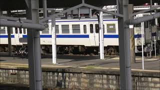 JR九州　鹿児島車両センターから発車まで キハ147 1055+キハ147 105　鹿児島中央駅～枕崎駅（1347D）　アミュプラザ鹿児島西駐車場　撮影日2026 8 3