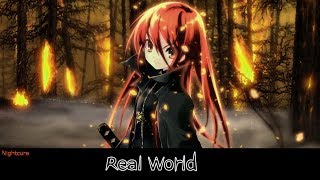 Download Lagu Nightcore - Real World (Lyrics Video) MP3