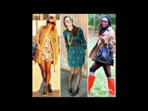 How To Wear Patterned Tights 