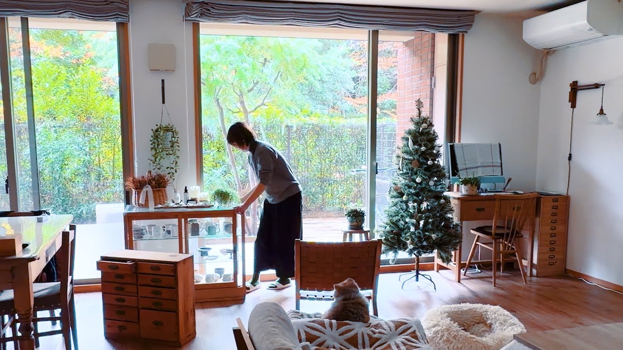 【アラカン60代vlog】私流の古家具配置換えの仕方 | 庭の大改造④