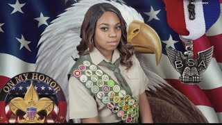 Indiana teen among country's first African American female Eagle Scout