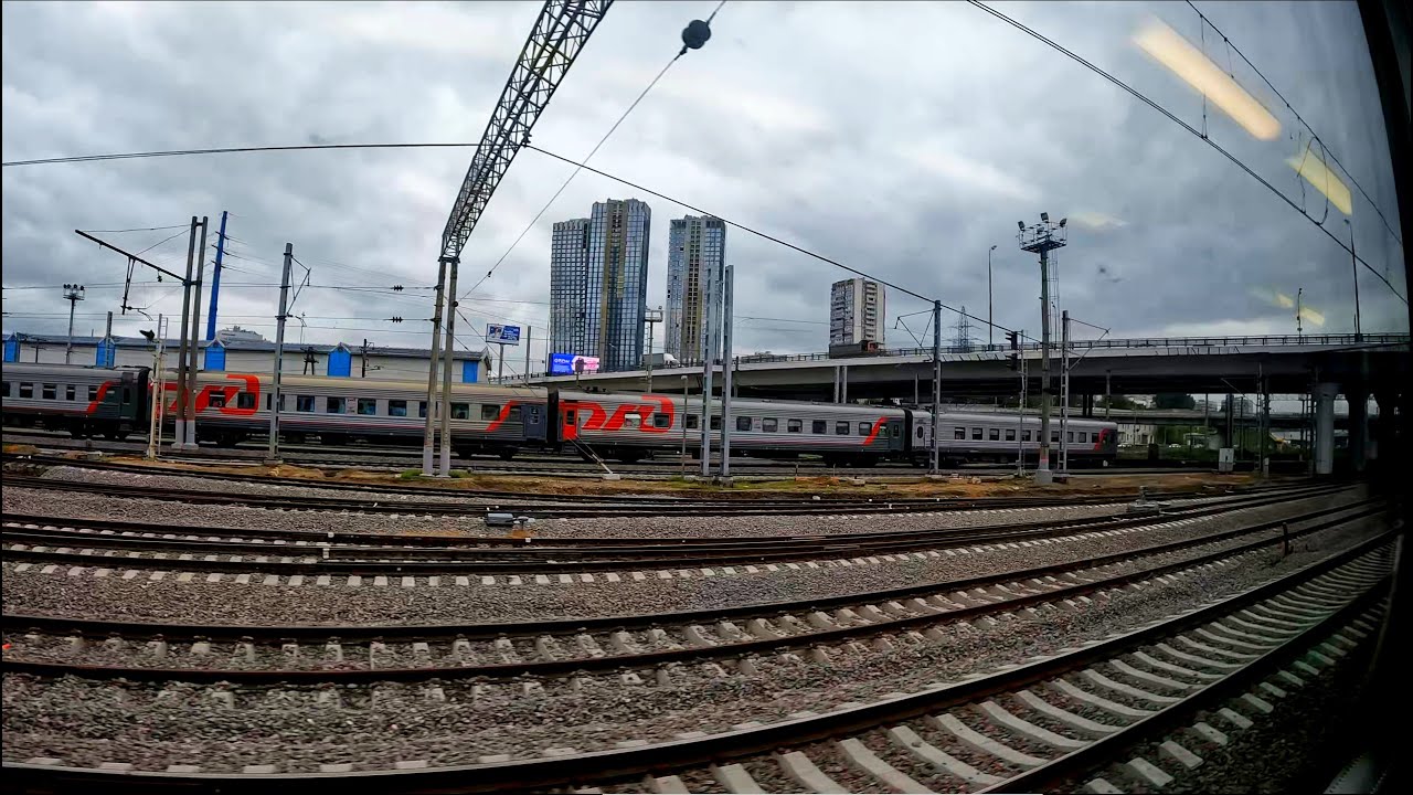 Вид из окна электропоезда Москва Киевский вокзал - Калуга 1