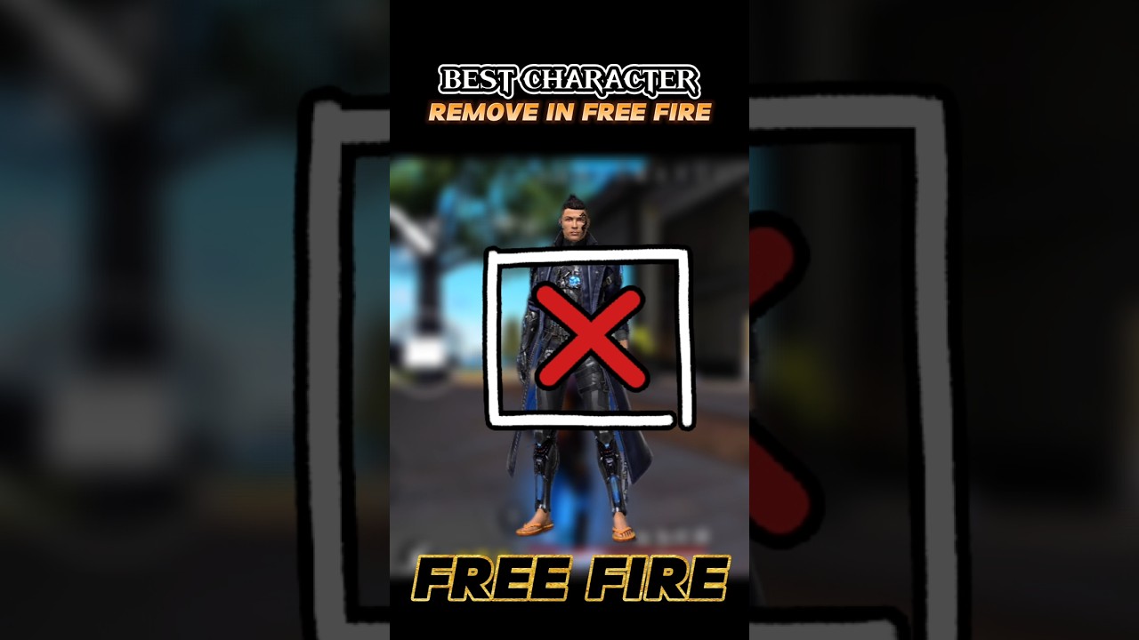 Top 3 best character remove in free fire 😞😭