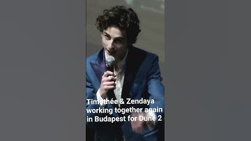 Timothée Chalamet and Zendaya reunited for Dune 2 #shorts #zendaya #timothéechalamet