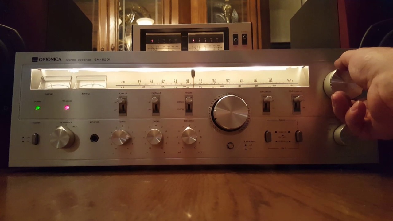 Vintage receiver optonica SA-5201 by sharp demo test vintage audio