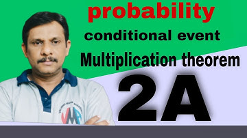 #probability # Conditional and multiplication theorem# valmiki maths academy#||