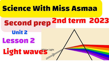 prep.2-science-second term-unit 2-lesson 2-wave nature of lightشرح ساينس سنه تانيه اعدادي الوحدة 2