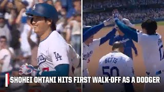 SHOHEI OHTANI HITS FIRST WALK-OFF AS A DODGER 😤 | ESPN MLB screenshot 4