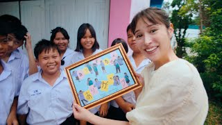 広瀬アリス、タイ初上陸！　伝統舞踊の体験や現地の子どもたちと文化交流も　JICA新TVCM「人生なんて きっかけひとつ。 タイ・ウボン」篇